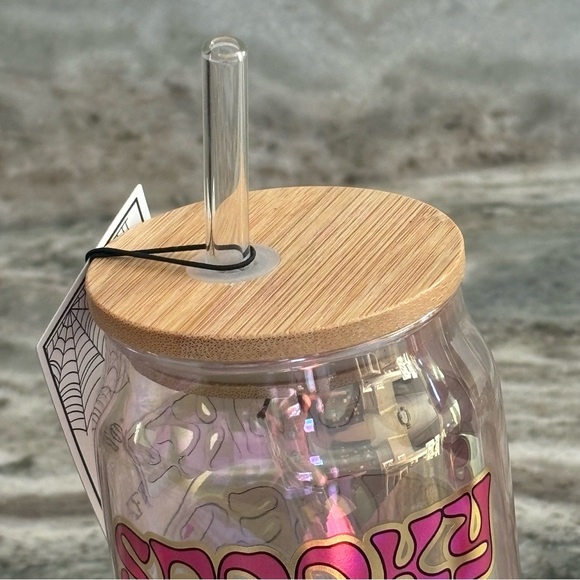 Spooky Vibes Retro Halloween Glass Sipper Set - Picture 4 of 4